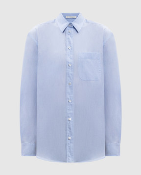 The Row Блакитна сорочка Gavina 10477W4294