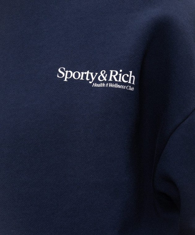 Sporty & Rich Синій спортивний костюм ST095710087BL106PA0707 зображення 5