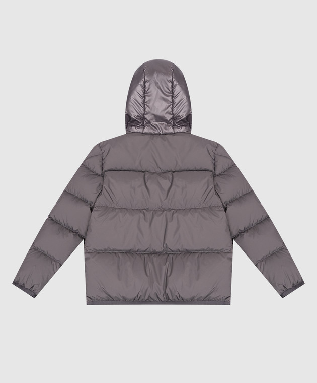 Moncler ENFANT Детский серый пуховик Barin L29541A00065597YW изображение 2