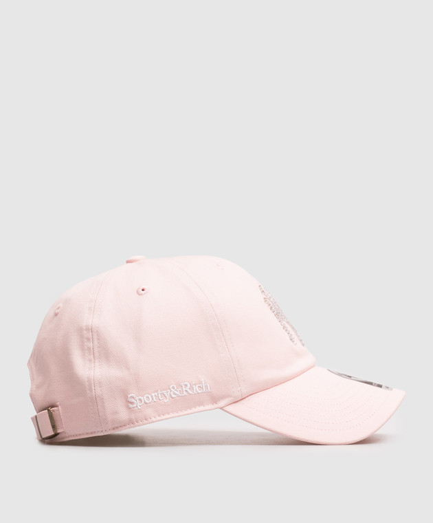 Sporty & Rich Рожева кепка Yankees AC060718635PL151 зображення 3