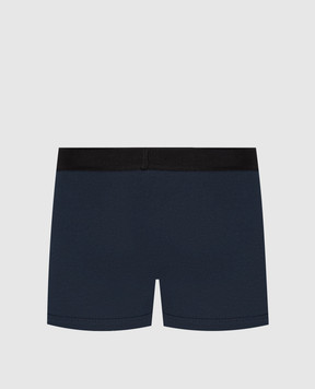 Tom Ford Сиині труси-боксери з контрастним візерунком логотипа T4LC31040