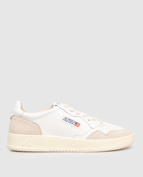 AUTRY Білі шкіряні кросівки MEDALIST A1UNAULMLS33