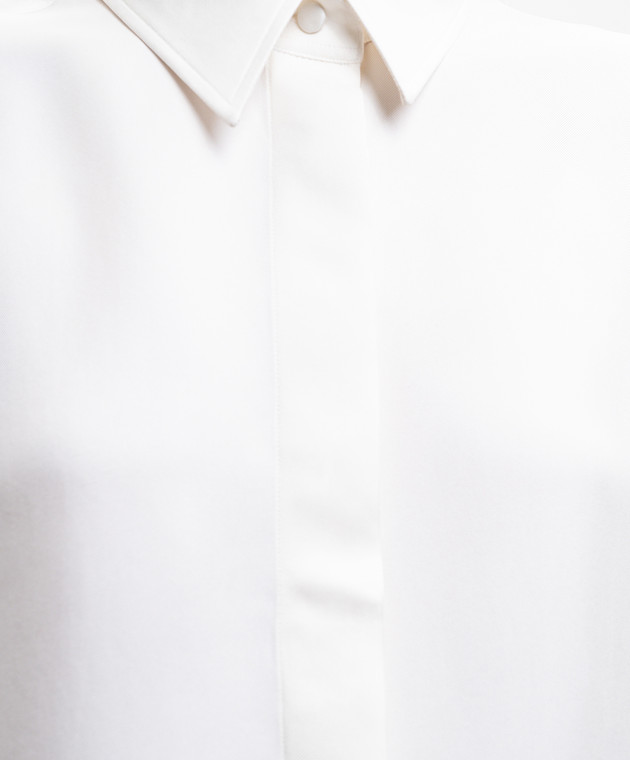 Tom Ford Белая блуза из шелка CA3343FAX1717 изображение 5