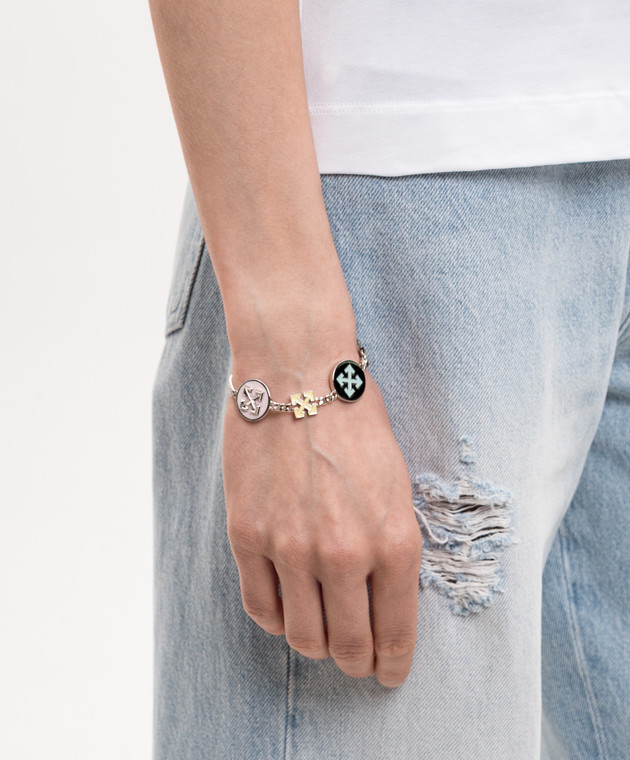 Off-White браслет-цепочка Button Arrow OWOA134S26MET001 изображение 2