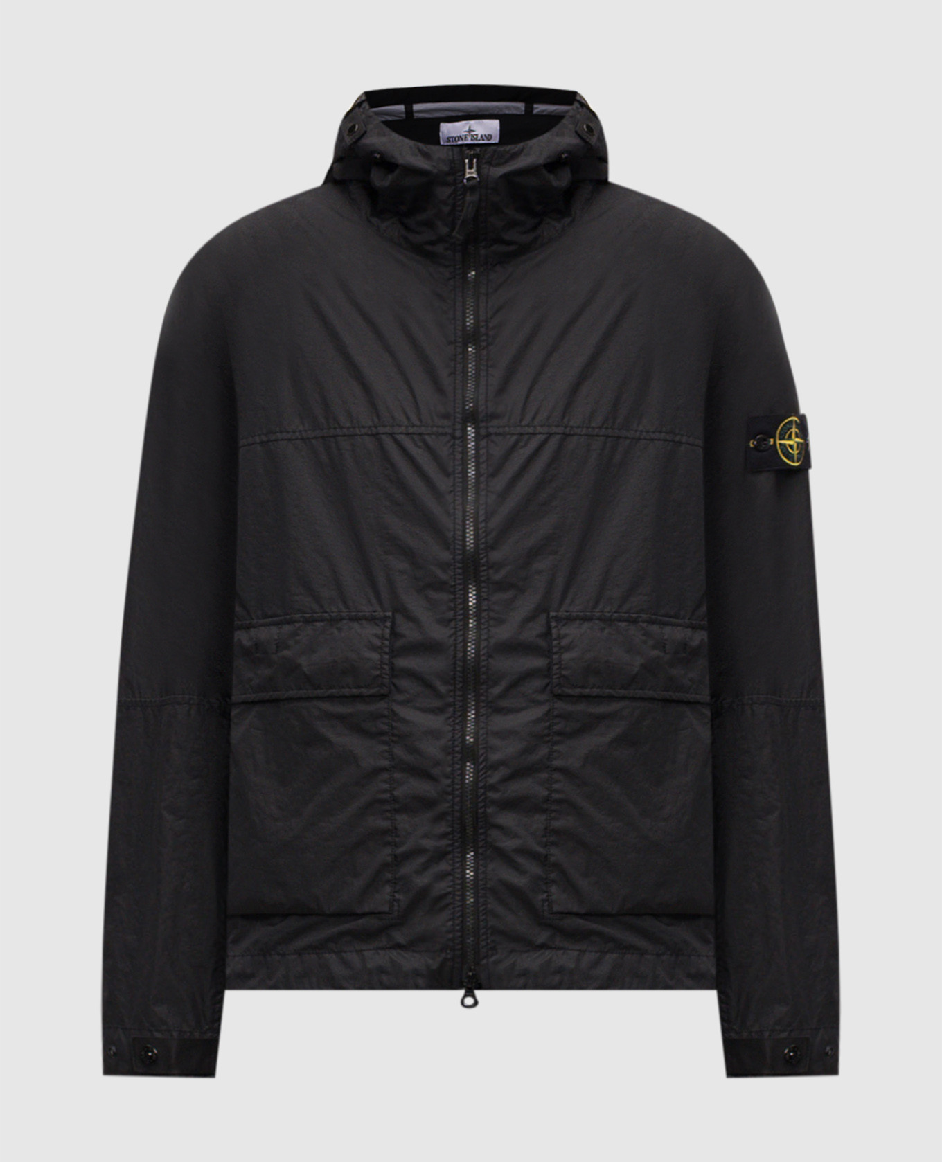 Черная куртка с логотипом патча