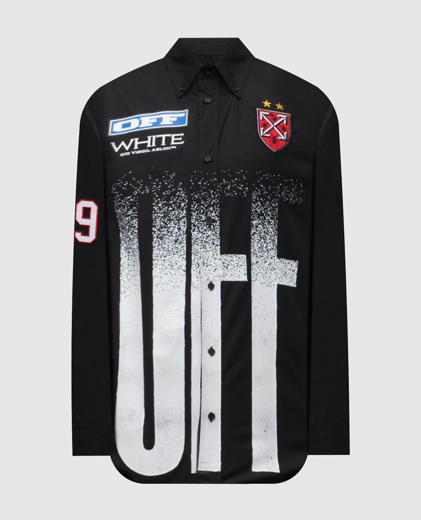 

Черная рубашка Big Off, Черный, Рубашки