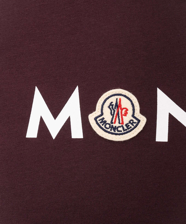 Moncler Футболка с принтом логотипа L20918C0005189B8Q изображение 5