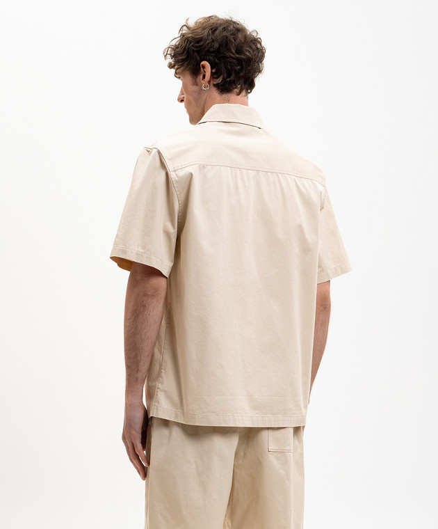 Axel Arigato Бежевая рубашка Drew A3980002 изображение 4