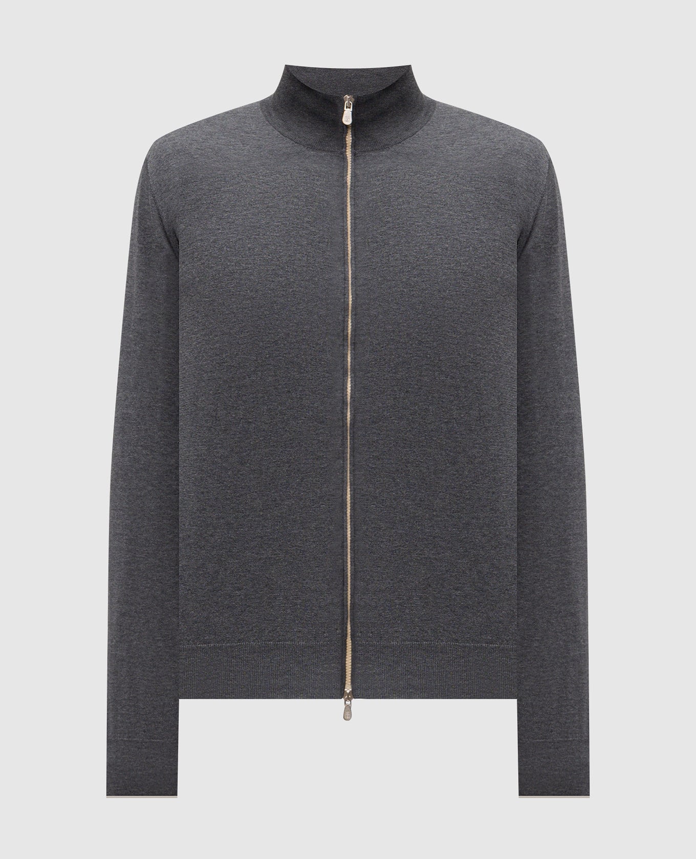 Серый кардиган