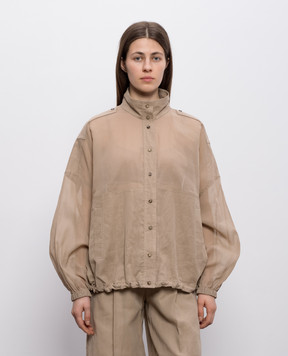 Brunello Cucinelli Бежевая куртка M0F91SO606