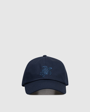 Vilebrequin Синя кепка з вишивкою емблеми CSNU2401