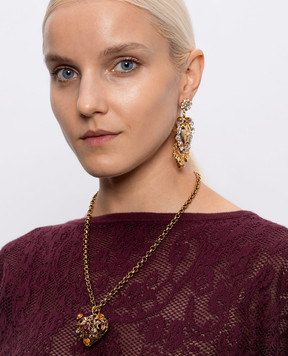 CelesteG Золотистий ланцюжок Heart Openwork 1648