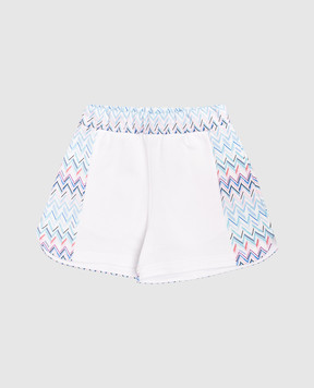 Missoni Дитячі білі шорти в принт MY6A21Z3183810