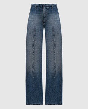 Maison Margiela MM6 Синие джинсы с эффектом потертости S52KA0567M30058