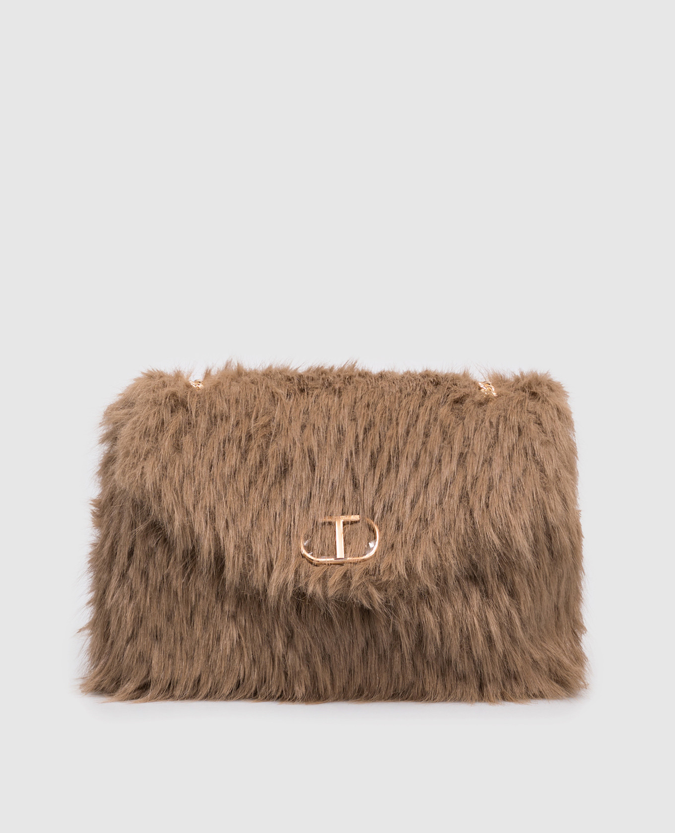 

Коричневая сумка Dreamy с логотипом, Коричневый, Сумки на плечо