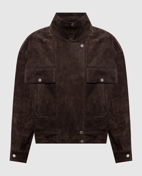 Babe Pay Pls Коричневая замшевая куртка 2614SUEDE