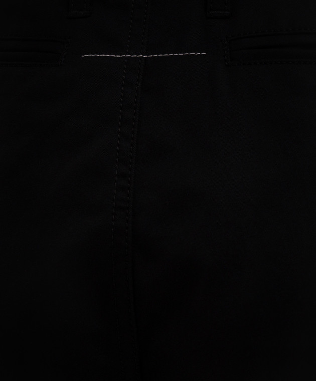 Maison Margiela MM6 Черные штаны S52KA0582M36019 изображение 5