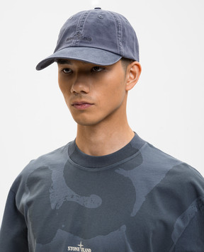 Stone Island Фіолетова кепка з вишивкою логотипа L1S159100002S0106