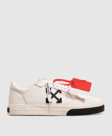 Белые кожаные кроссовки Vulcanized