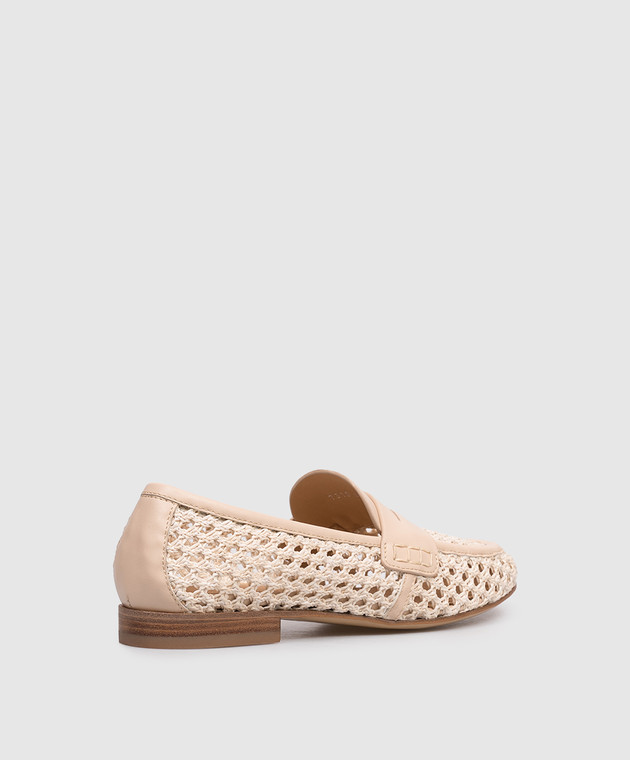 Premiata Бежевые плетеные лоферы M7310ORZO изображение 3