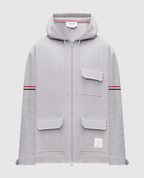 Thom Browne Сіра куртка MJT567AJ0250