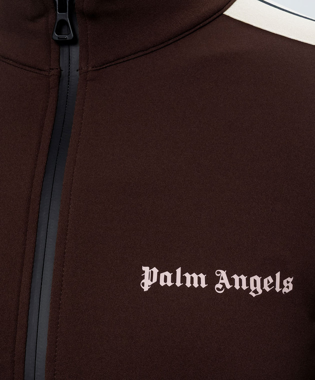 Palm Angels Коричневая спортивная куртка PAWVO004FB001 изображение 5