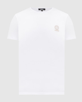 Versace Біла футболка з емблемою Medusa AUU010051A10011