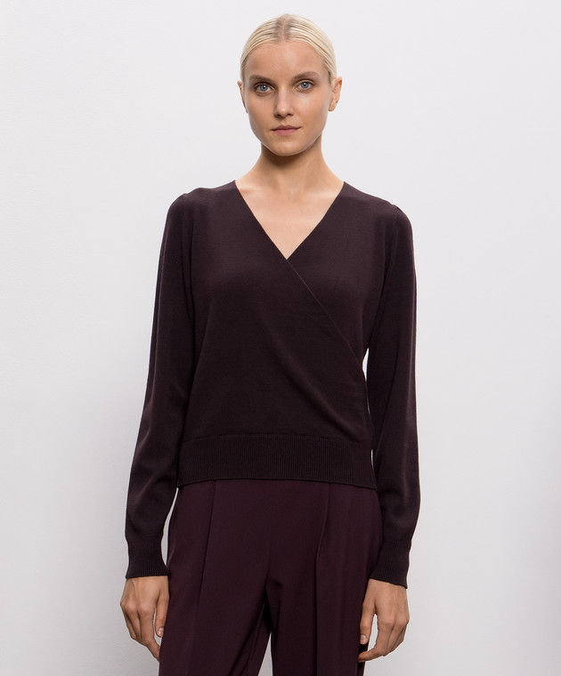 Twinset Коричневий джемпер 262TT3331 зображення 3