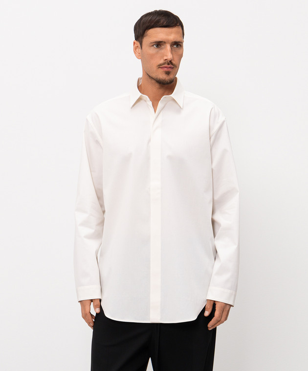 Fear of God Сорочка кольору айворі з вовною FG9M60602OXF зображення 3