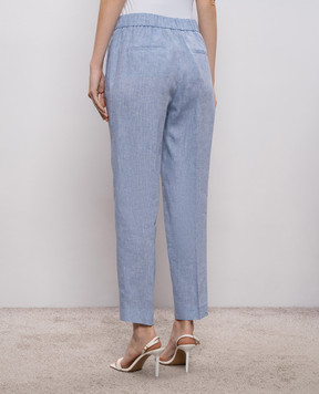 Peserico Блакитні штани з льону P0417802600