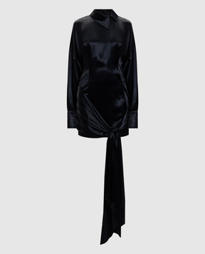 The Attico Чорна сукня міні 260WCA00464VVV102AA