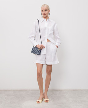 Max & Co Белые шорты Melia из льна MCOOMELIA