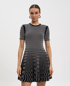 Simkhai Черное платье Baylor в узор 5251212K