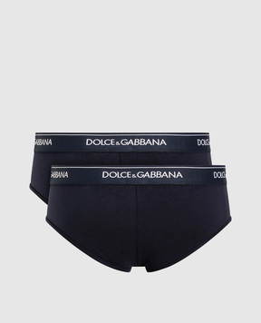 Dolce&Gabbana Набор синих трусов-брифов M9C03JONN95