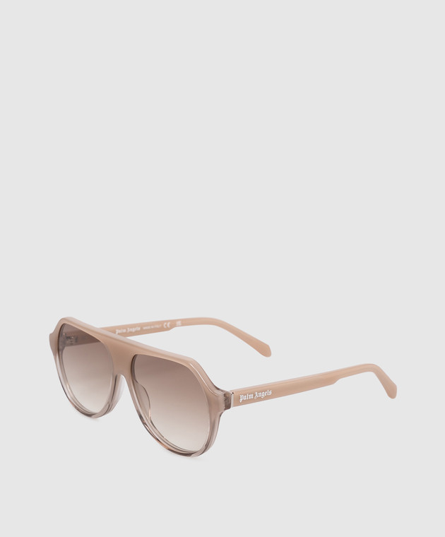 Palm Angels Бежевые очки Kelso PA1026171759 изображение 3
