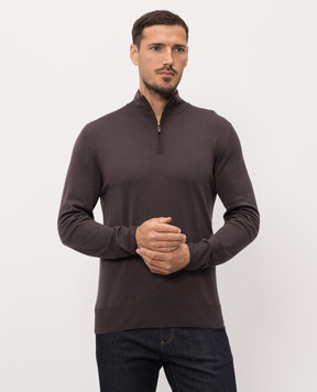 Canali Сірий джемпер з вовни MK01149C0015