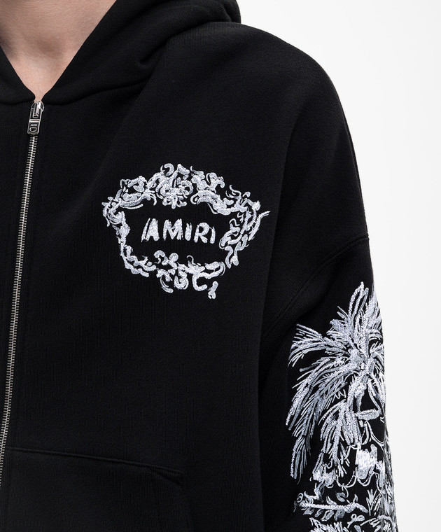 AMIRI Чорна спортивна куртка CHATEAU SKETCH AMTOJR1099 зображення 5