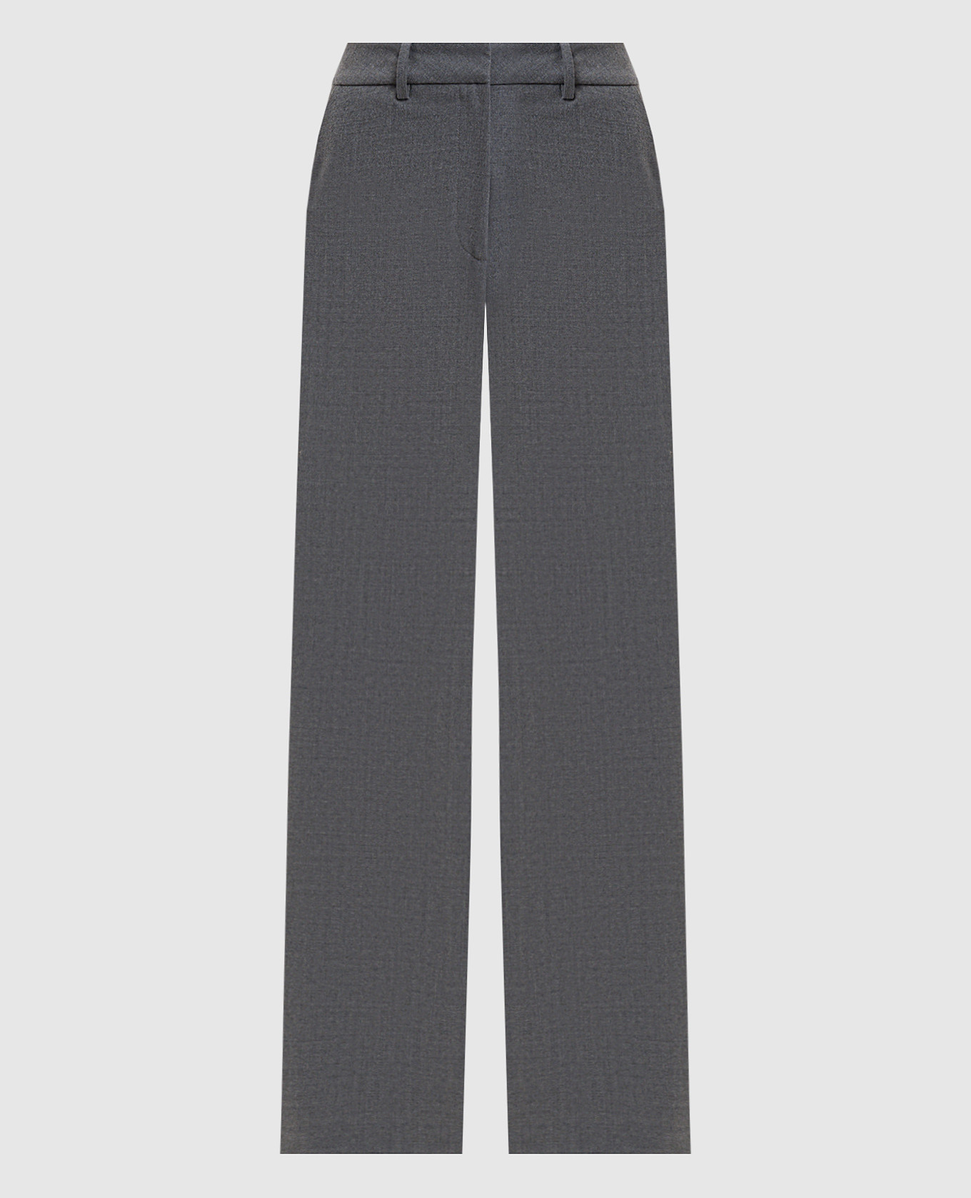 Сірі штани з вовни