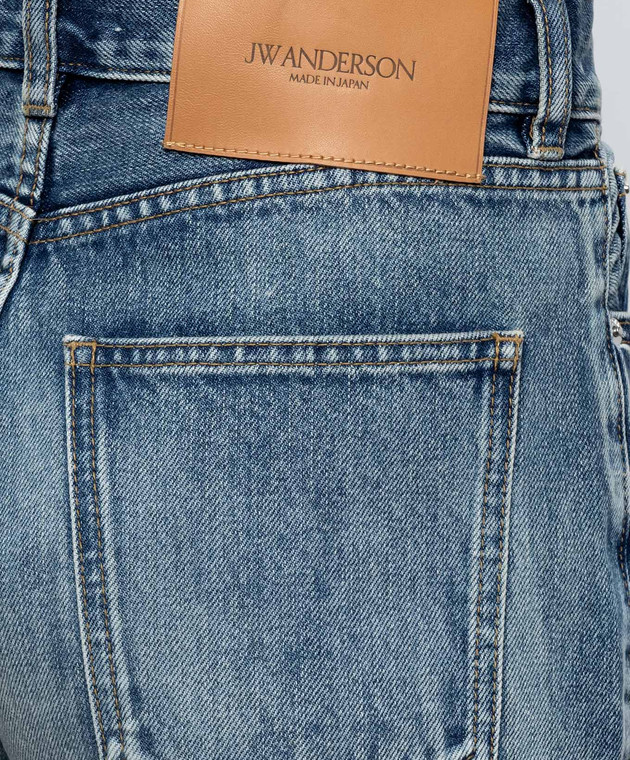 JW Anderson Сині джинси з ефектом потертості DT0124PG1852 зображення 5