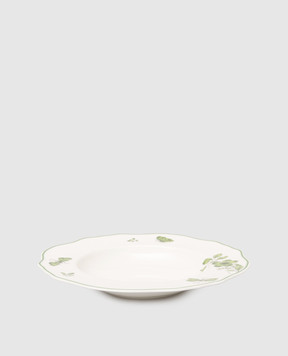 Geminiano Cozzi 1765 Біла порцелянова тарілка для супу Rosa Rosae SKBBU01249019