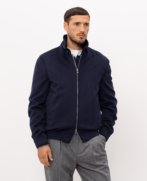 Brunello Cucinelli Синя куртка з вовни MV4676379