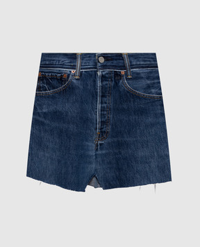 Vetements Синяя джинсовая юбка мини WE76DK347N3