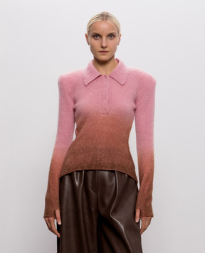 Rowen Rose Розовый свитер с шерстью RRK552
