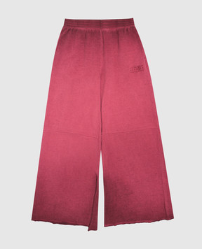 Maison Margiela MM6 Детские розовые спортивные штаны M61122MM08P