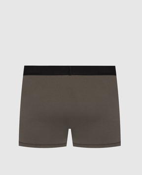 Tom Ford Труси-боксери кольору хакі з логотипом T4LC31040