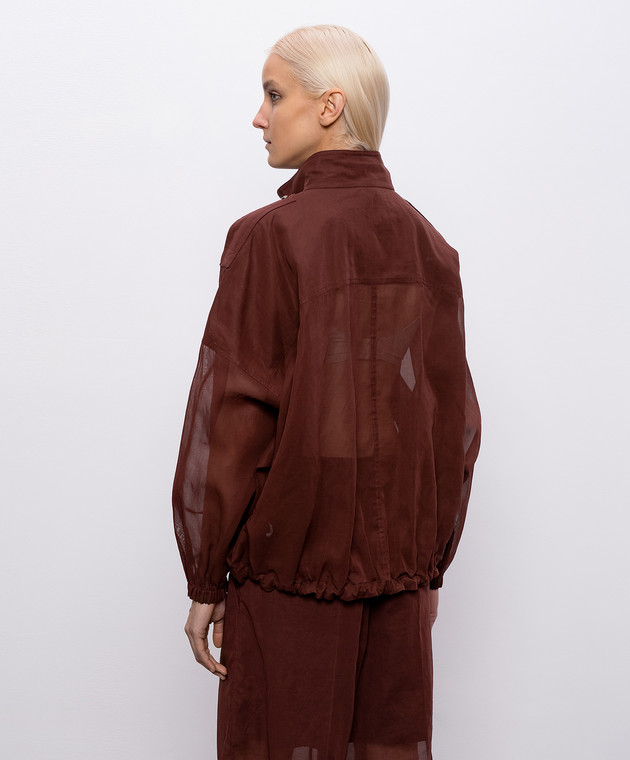 Brunello Cucinelli Бордова куртка M0F91SO606 зображення 4