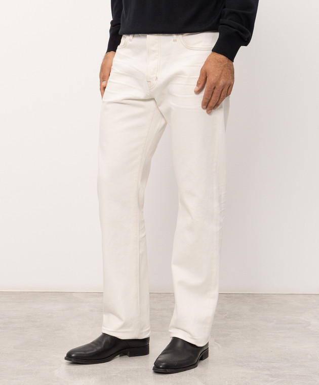 Tom Ford Джинси кольору айворі DPH003DMC085 зображення 3