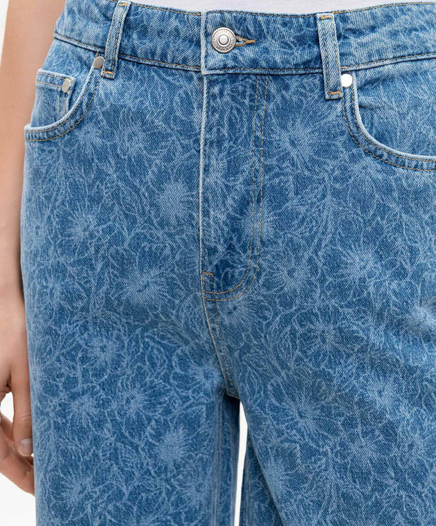 Christy Lynn Синие джинсы Ryder в цветочный принт CLP107F116 изображение 5