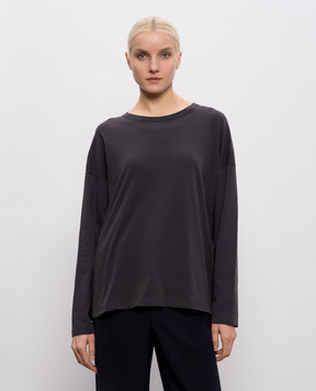 The Row Коричневий лонгслів Floris 10806K569