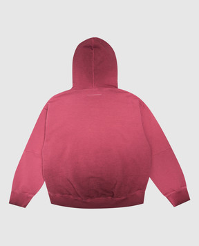 Maison Margiela MM6 Детские розовые худи с принтом логотипа M61135MM08P